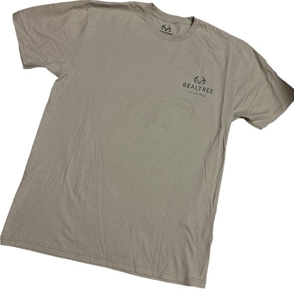 Reeltree Fishing Men’s Silver Gray T-Shirt NWT Fathers Day, Christmas, Birthday - Picture 2 of 6